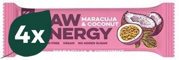 Zestaw 4x Raw Energy, baton marakuja kokos 50g