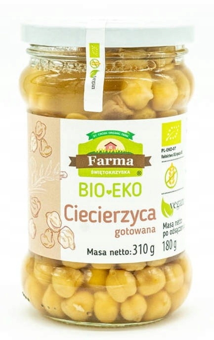 CIECIERZYCA GOTOWANA BEZGLUTENOWA BIO 310 g