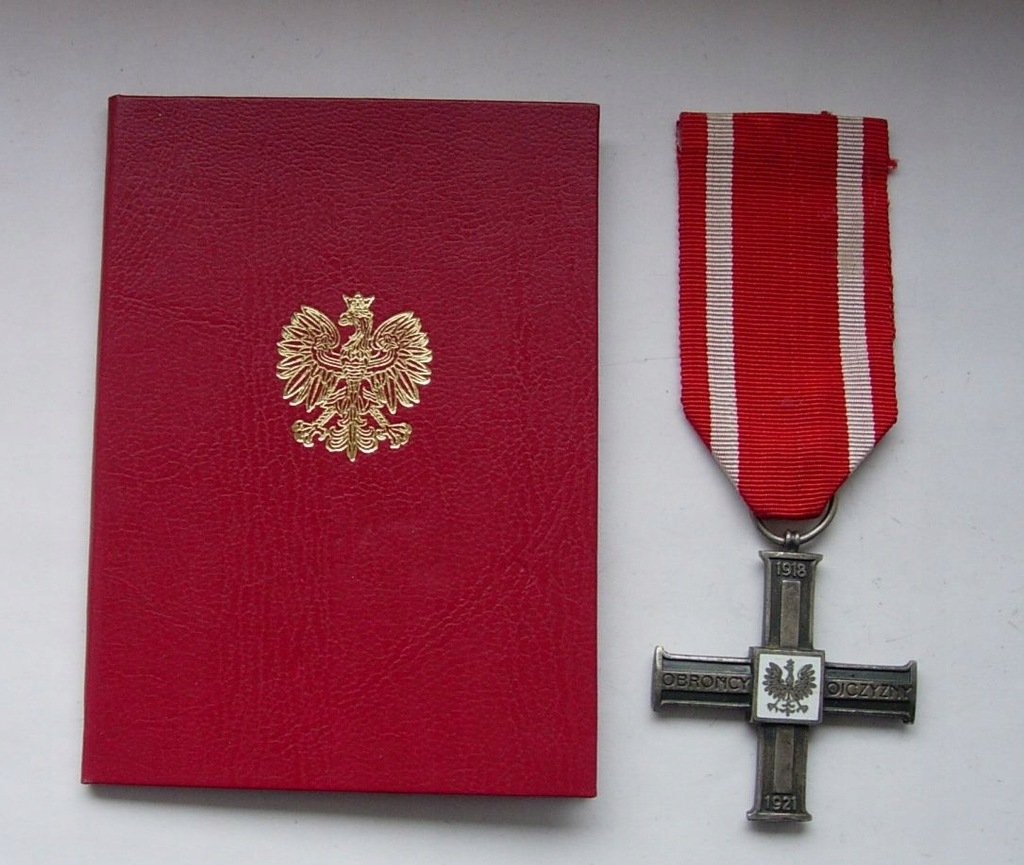 KRZYŻ ZA WOJNĘ BOLSZEWICKA 1918-1921, LEGITYMACJA