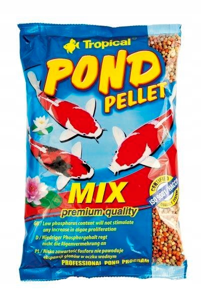 Pokarm dla Ryb Tropical Pond Pellet Mix Worek 1l