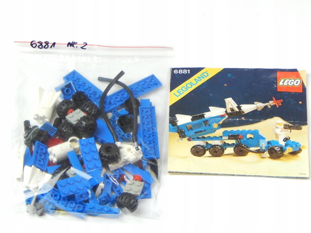 LEGO SET 6881 SPACE CLASSIC LEGOLAND Z INSTRUKCJA