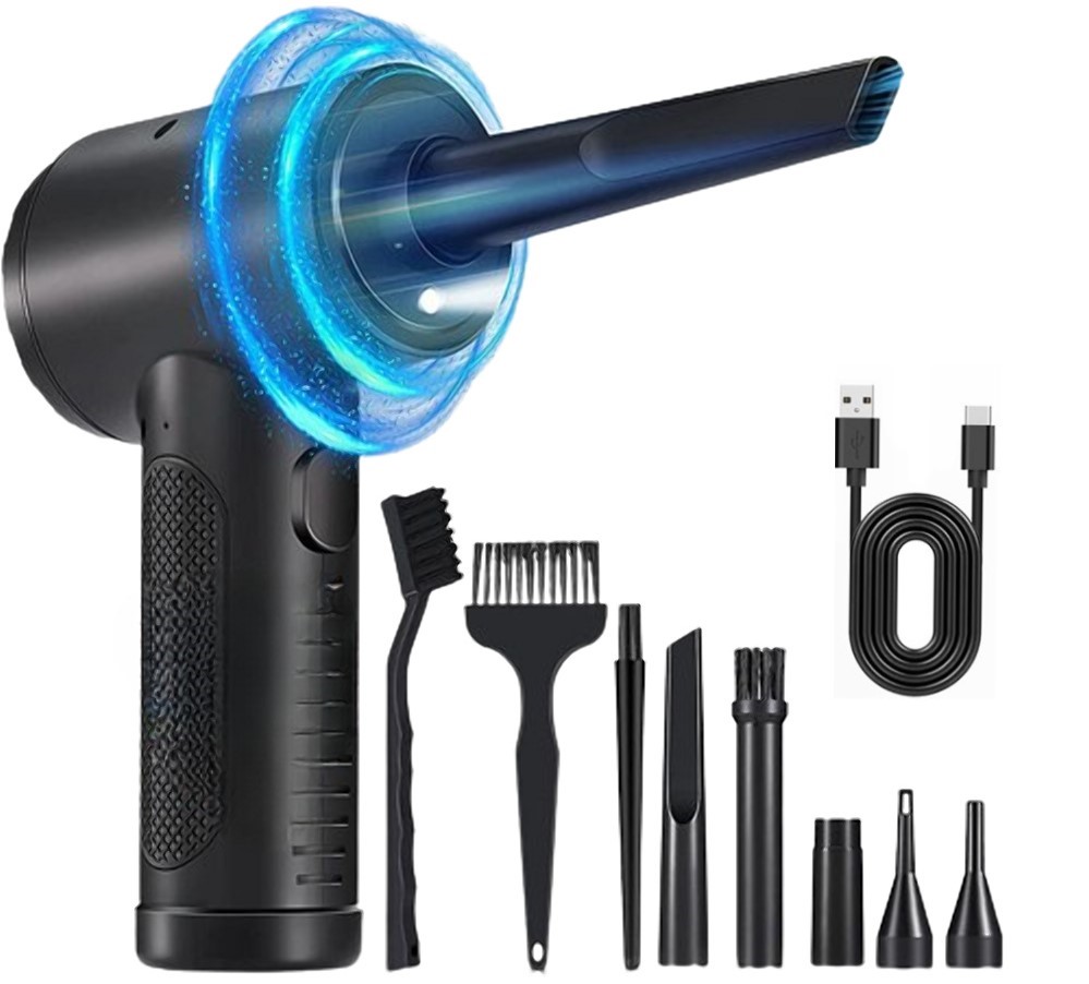 MOCNA Elektryczna Dmuchawa Sprężone Powietrze Kompresor Air Duster do Kurzu