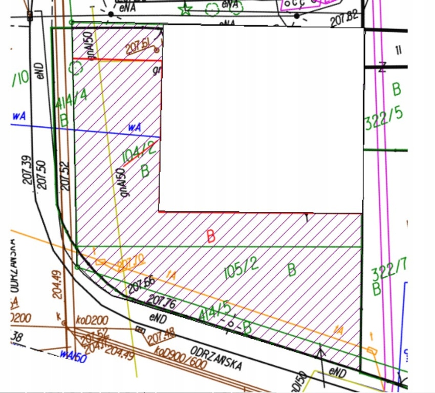 Działka, Kraków, Podgórze, 600 m²