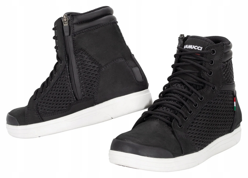 VANUCCI VUB-2 AIR Buty Motocyklowe Miejskie Krótkie Męskie Czarne r. 48
