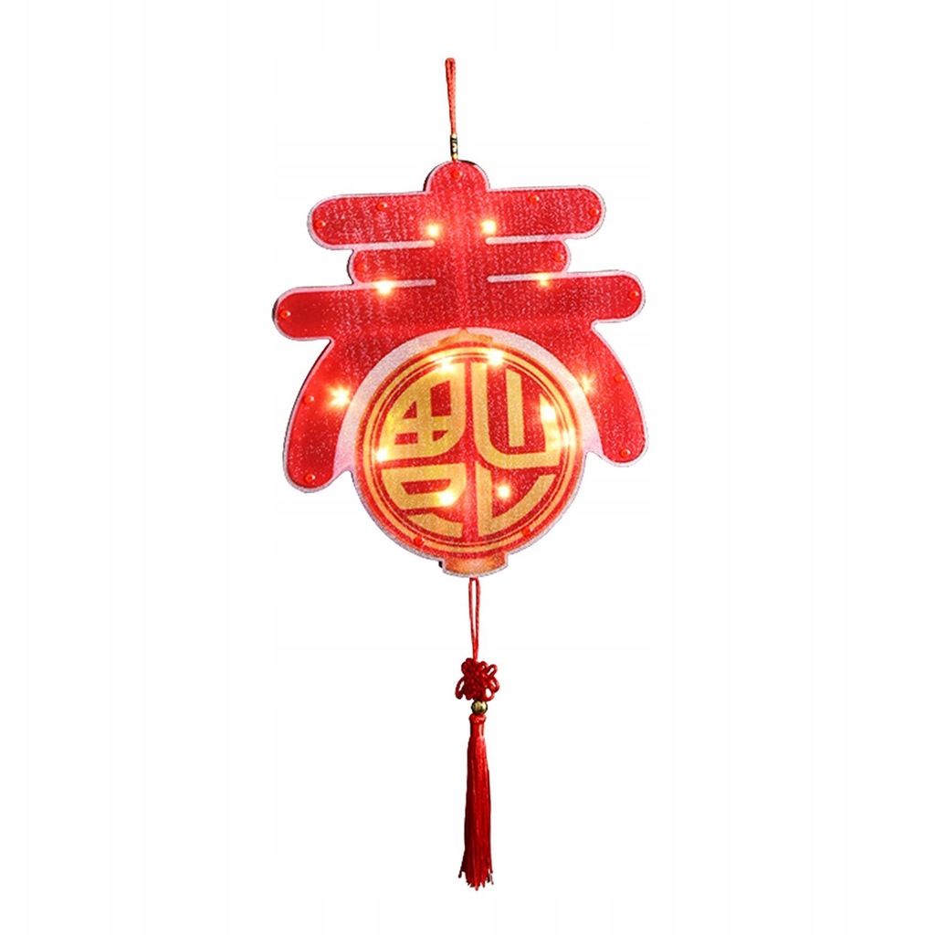 Lunar New Year Spring Festival Pendants Good Luck for Party Home Fu Lantern