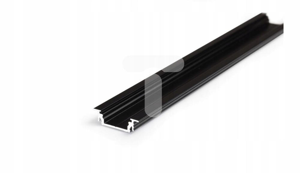 Profil aluminiowy led Groove14 czarny anodowany wp