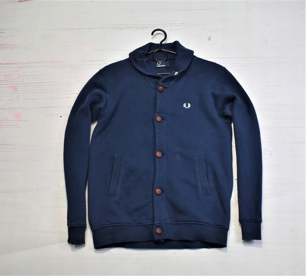 Fred Perry granatowa bluza oryginał XS