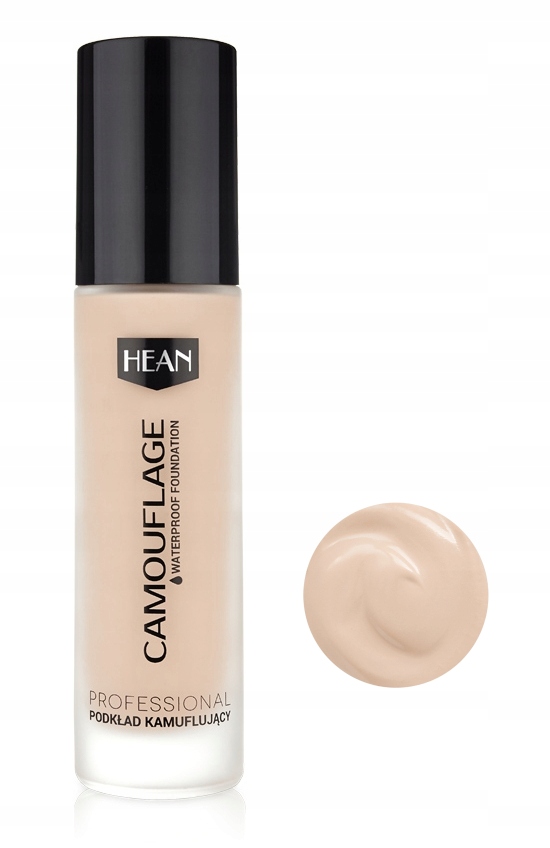 HEAN CAMOUFLAGE WODOODPORNY PODKŁAD KRYJĄCY KAMUFLUJĄCY 54 CARAMEL 30 ml