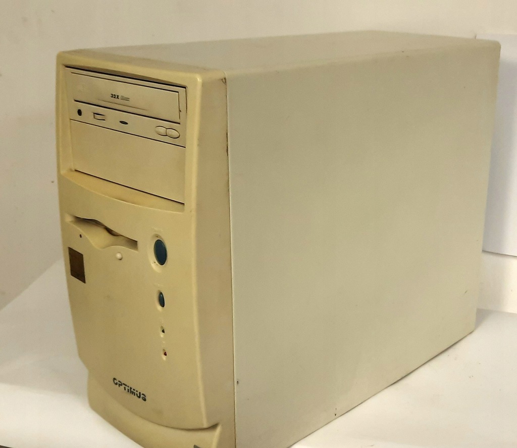 Komputer Celeron MMX 333MHz Optimus AT zestaw klawiatura i mysz w komplecie