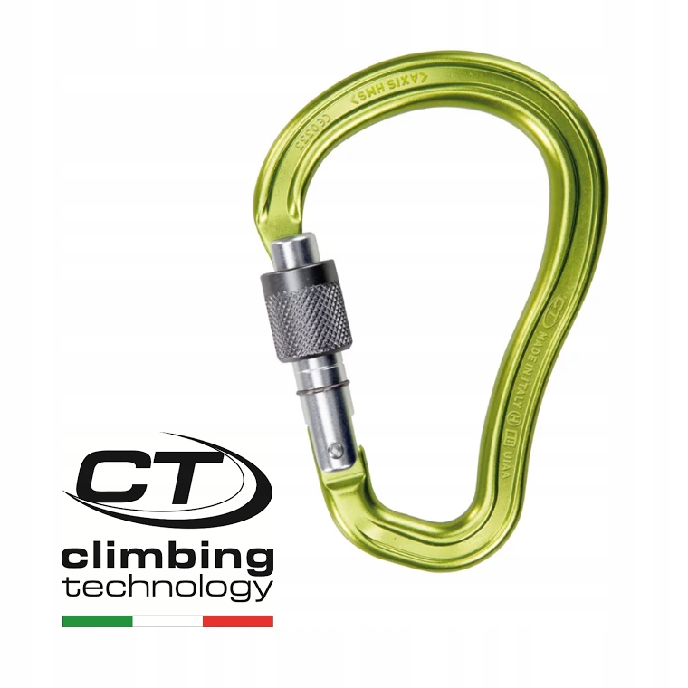 Karabinek aluminiowy zakręcany HMS Climbing Technology – Axis