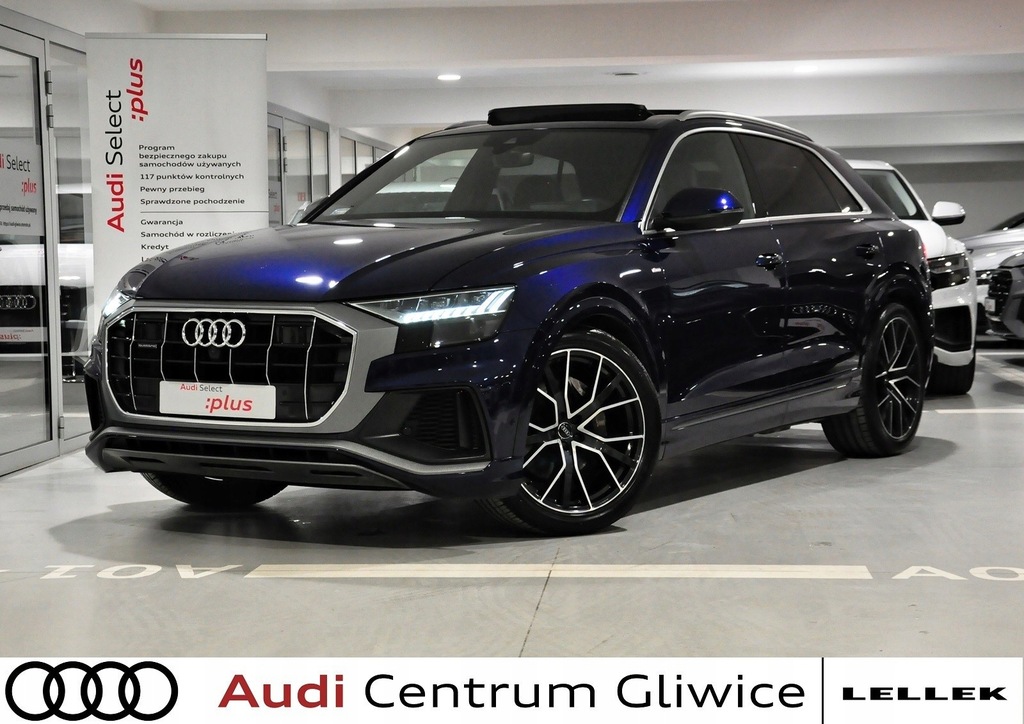 Audi Q8 3.0TDI quattro 286KM, Oś skrętna, Matrix L