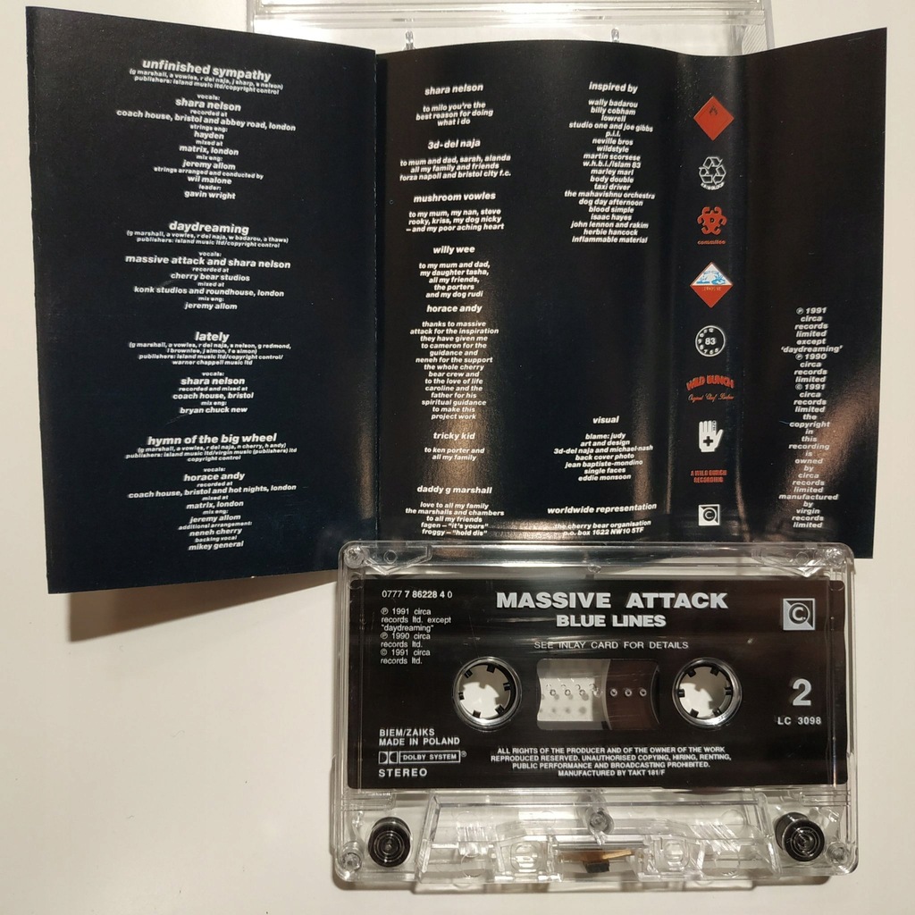 Купить Massive Attack Blue Lines MC CASSETTE отзывы, фото и характеристики на Aredi.ru