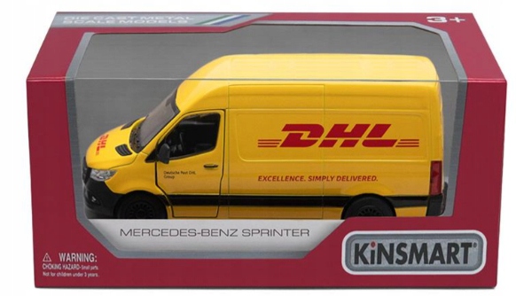 METALOWE AUTO MERCEDES SPRINTER DOSTAWCZY BUS KURIER DHL W OPAKOWANIU