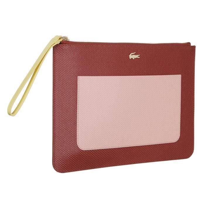 Torebka LACOSTE CLUTCH kopertówka skóra skórzana