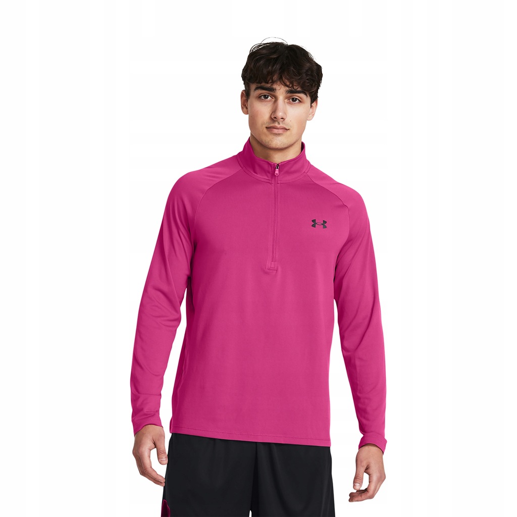 Bluza męska Under Armour Tech 2.0 1/2 Zip astro pink/black M