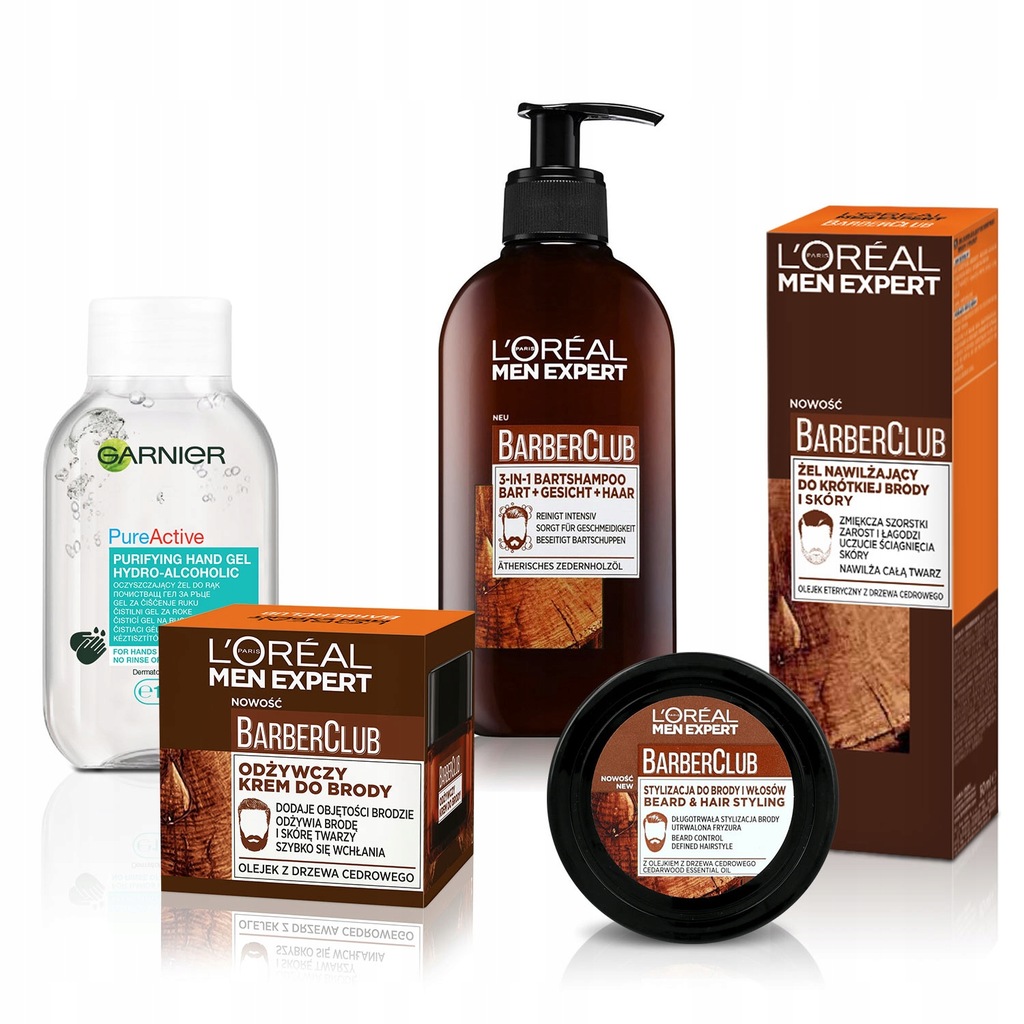 Barber Club LOreal Men Expert do brody + Gratis