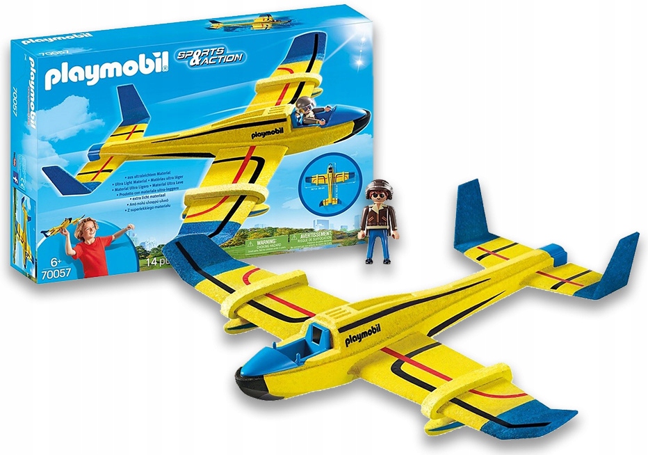 Playmobil Samolot Styropianowy Szybowiec Rzutka