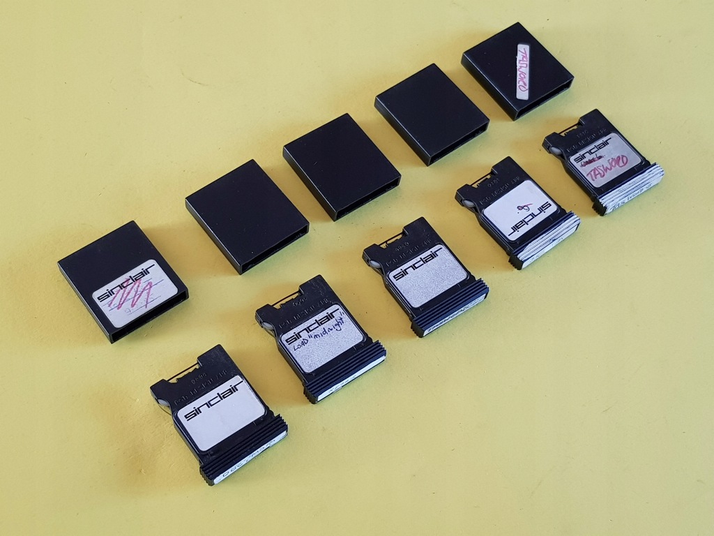 ZX Microdrive do Spectrum - 5 kasetek - Oryginały!