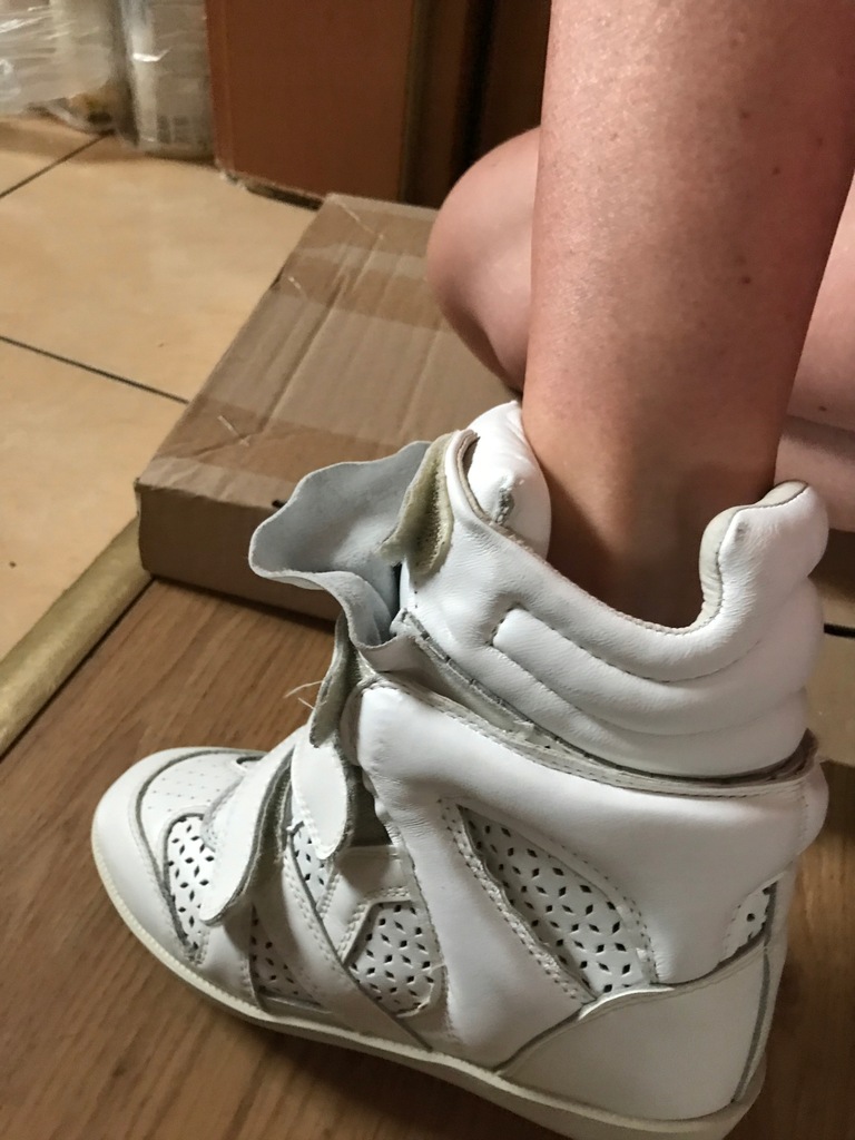 Botki snakersy Isabel marant skóra 39 buty
