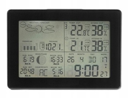 STACJA POGODY POGODOWA BEZPRZEWODOWA GT-WS-15