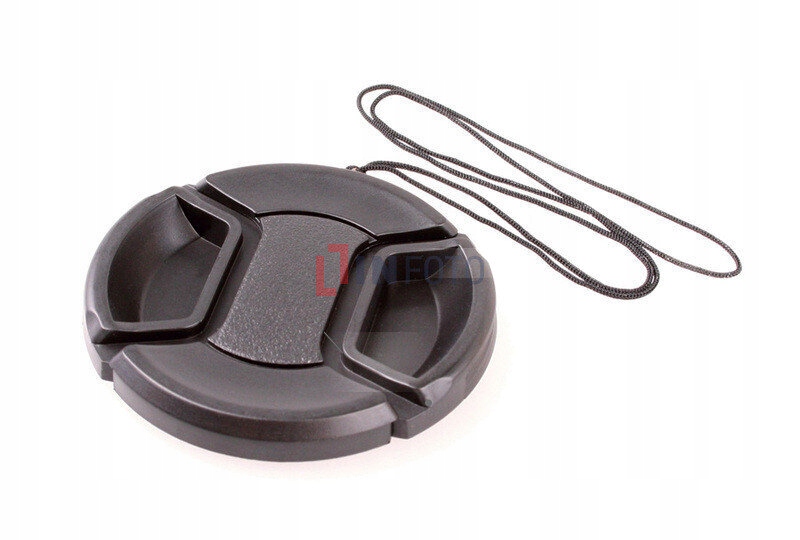 Dekielek Foxfoto Snap-on do obiektywu - 67 mm ze smyczką