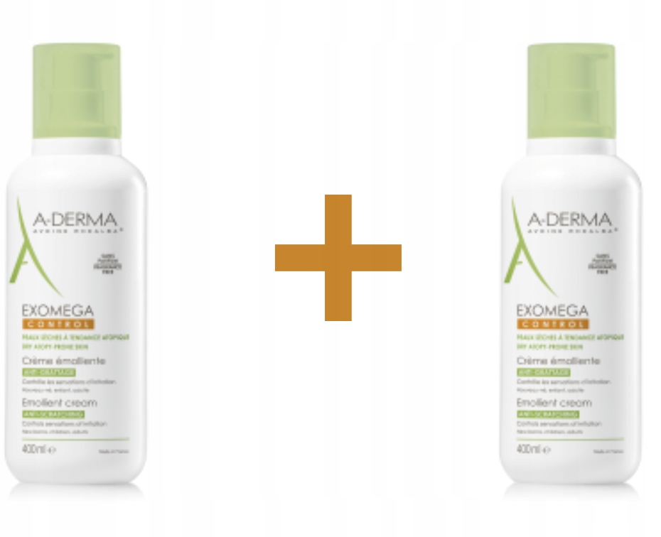 A-DERMA Exomega Control Krem-Emolient 400ml 1+1