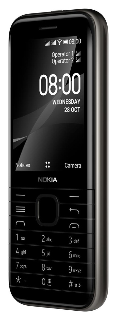 Купить Телефон Nokia 8000 4G LTE с двумя SIM-картами, черный: отзывы, фото, характеристики в интерне-магазине Aredi.ru