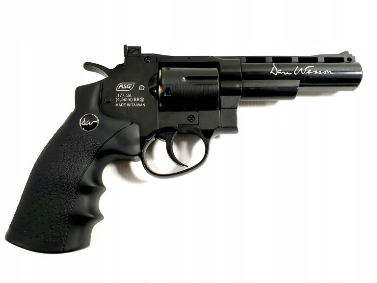 WIATRÓWKA REWOLWER ASG CO2 DAN WESSON 4'' 4,5MM B