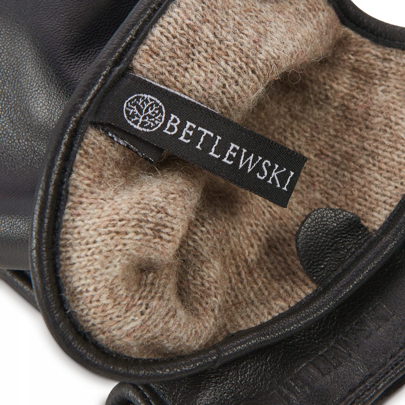 Купить BETLEWSKI Мужские кожаные зимние перчатки, черные, в подарочной упаковке L: отзывы, фото, характеристики в интерне-магазине Aredi.ru
