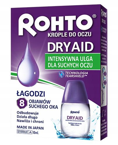 Rohto Dry Aid Krople do oczu, 10 ml