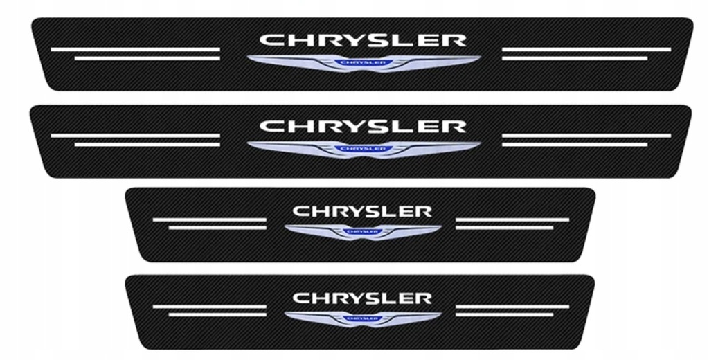 Naklejki ochronne na progi CHRYSLER CARBON