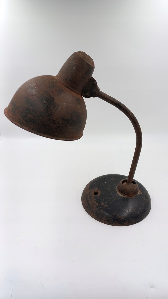 STARA ŻELIWNA LAMPKA BIUROWA LAMPA OBUDOWA LAMPY VINTAGE LOFT KAISER idell