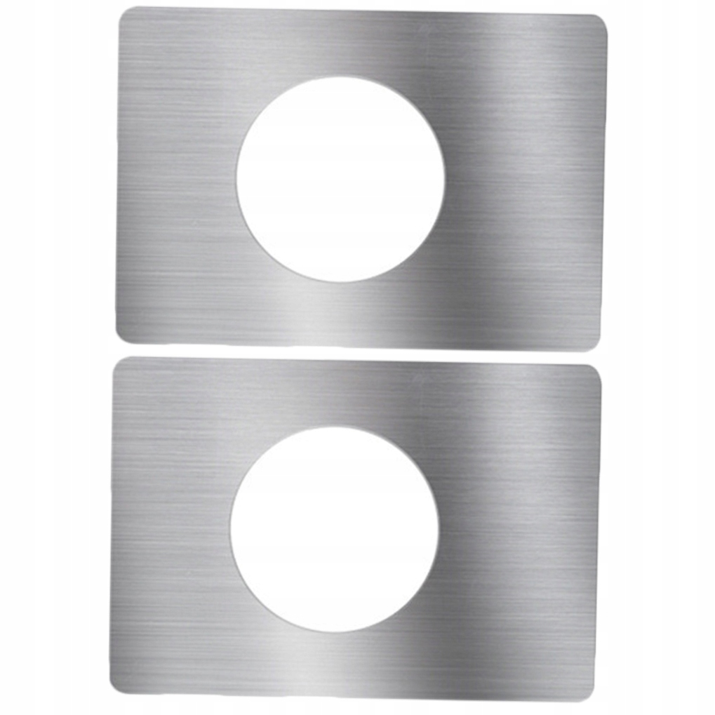 DOOR LOCK REPAIR BOARD SILVER KNOBS JAMB PLATE