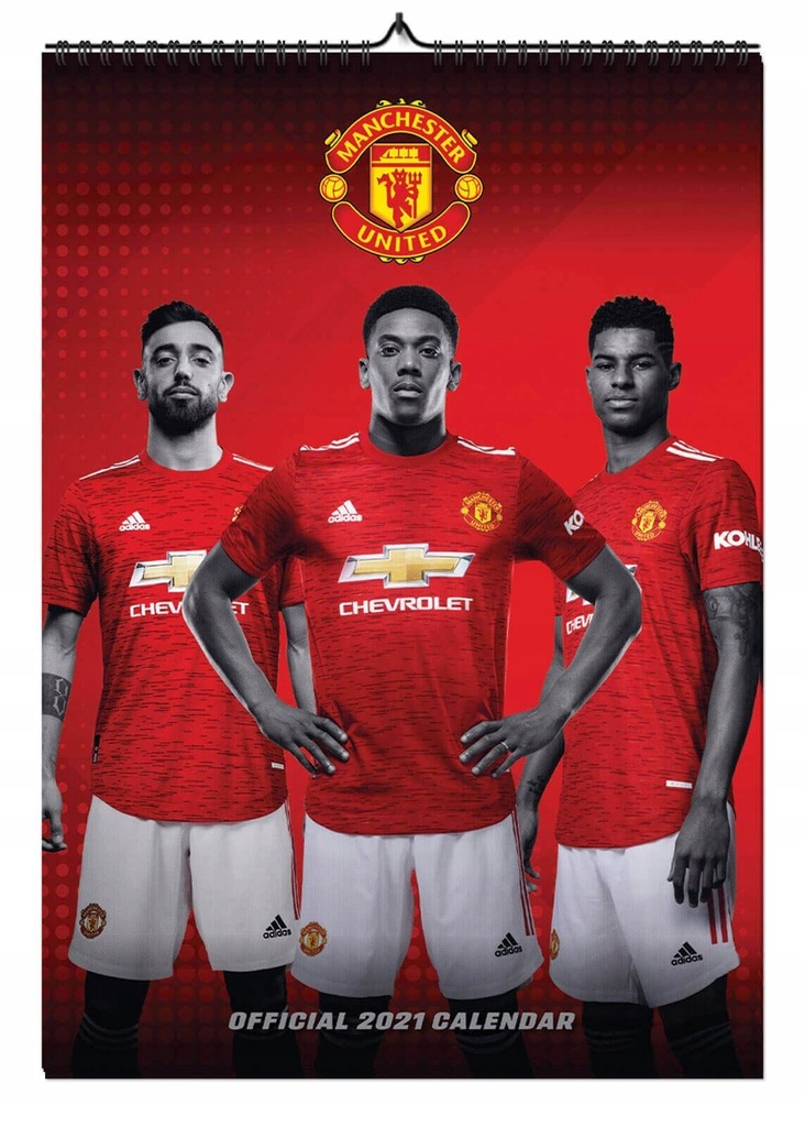 Manchester United - kalendarz A3 na 2021 rok