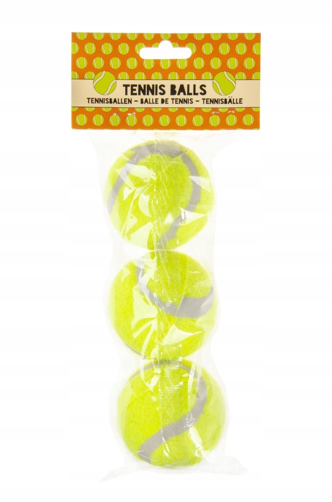 Piłeczki do tenisa zestaw 3 sztuk