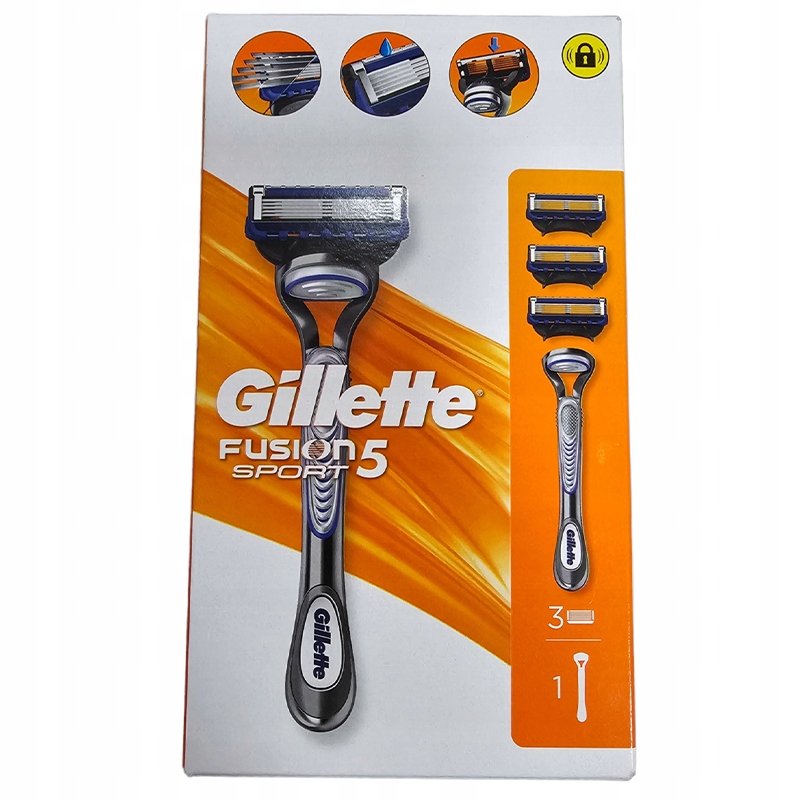 Maszynka GILLETTE Fusion5 Sport + 3 wkłady