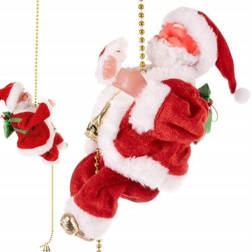 Mikołaj na linie- ozdoba świąteczna