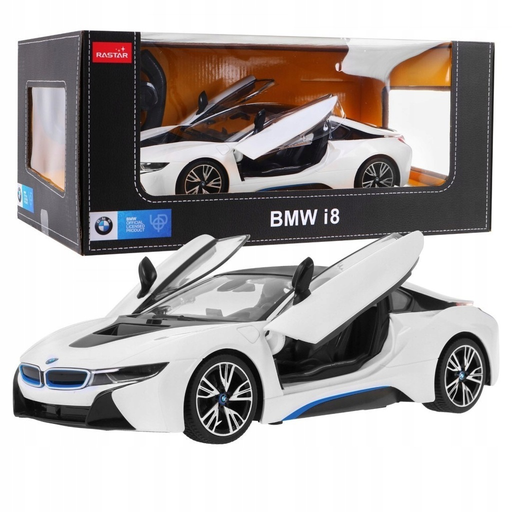 1:14 BMW i8 na licencji Rastar biały