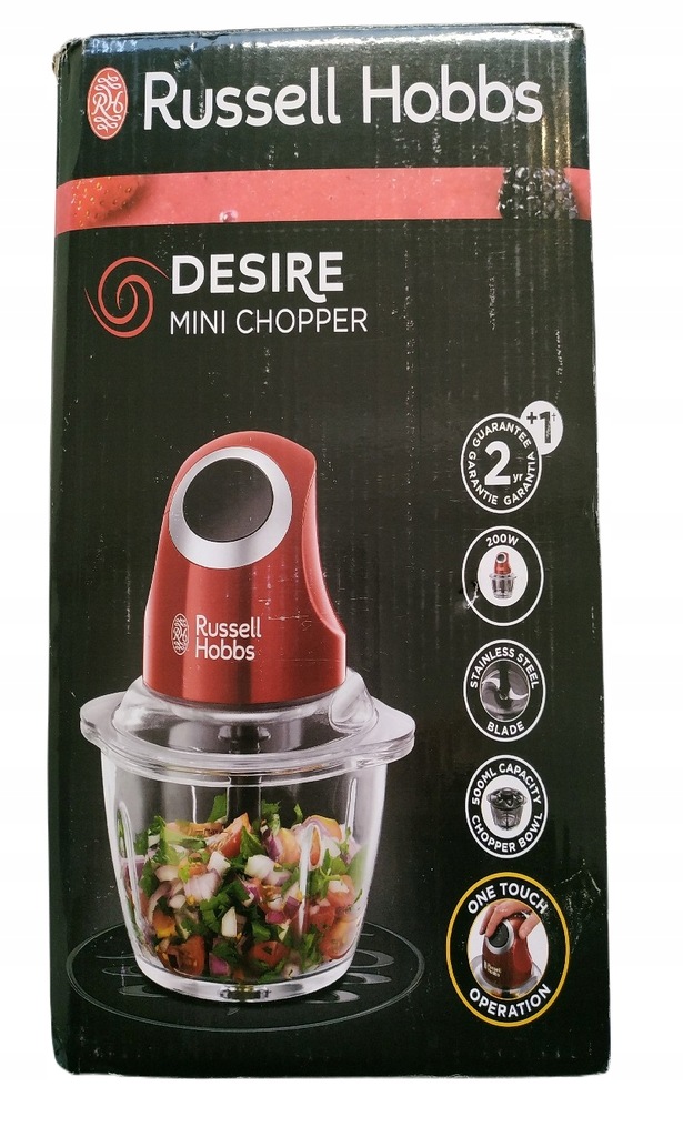 ROZDRABNIACZ ELEKTRYCZNY RUSSELL HOBBS 24662 500ML - 13634341925 ...