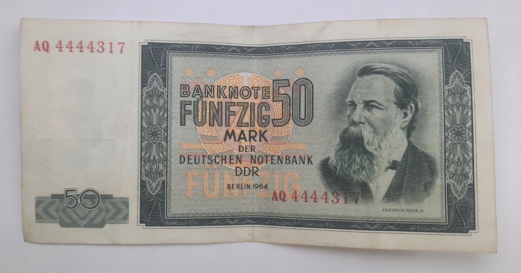 Banknot 50 marek 1964 r.