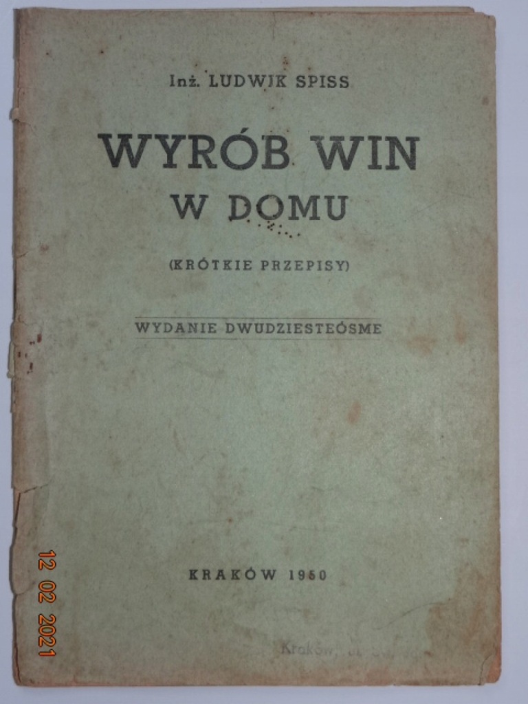 WYRÓB WIN W DOMU Ludwik Spiss