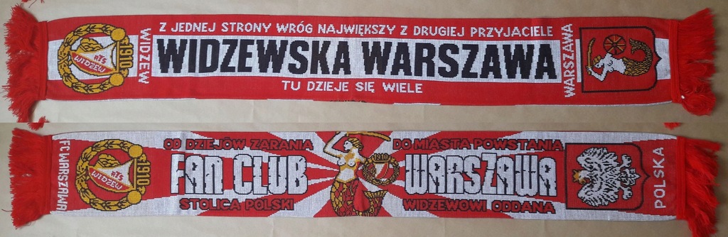 Szalik szal Widzew Łódź WARSZAWA Ruch Wisła WRWE