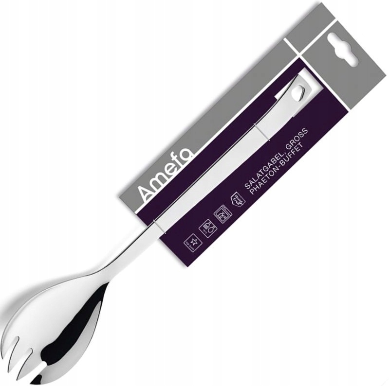 AMEFA MARTIN 1316 WIDELEC SERWINGOWY DO SAŁATEK SAŁAT WARZYW DUŻY STAL 30cm