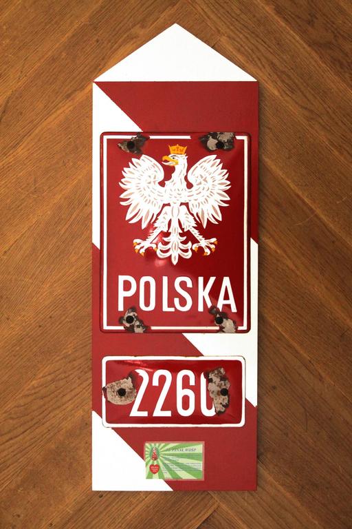 ZNAK GRANICZNY nr 2260 z granicy Polsko-Rosyjskiej