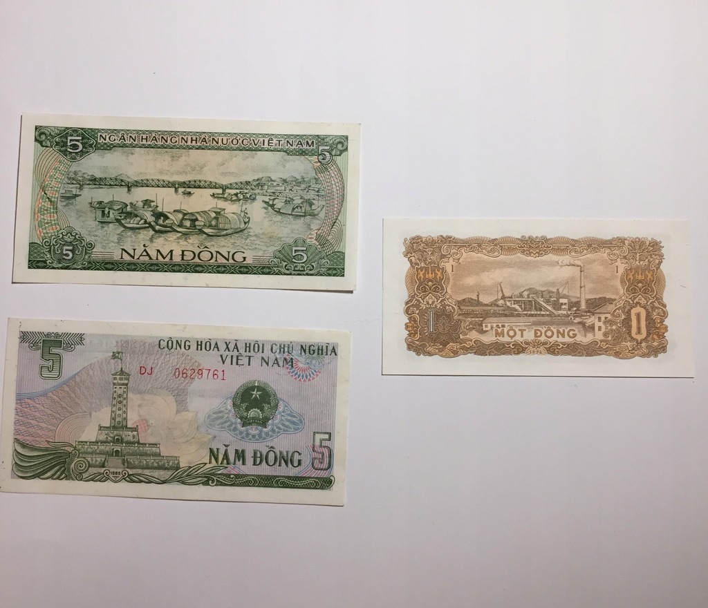 Kolekcja banknotów WIETNAM