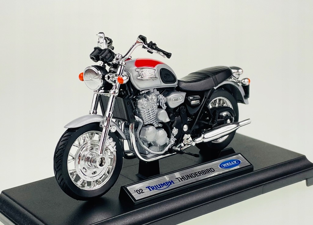 WELLY '02 TRIUMPH THUNDERBIRD 1:18 MOTOCYKL NOWY