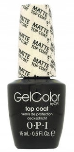 OPI GelColor Top Coat Matte matowy