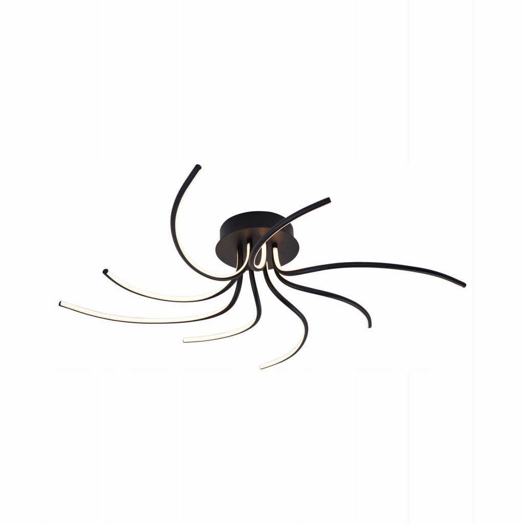 Lampa sufitowa czarna DIOGO LED 36W z regulacją barwy światła Zuma Line