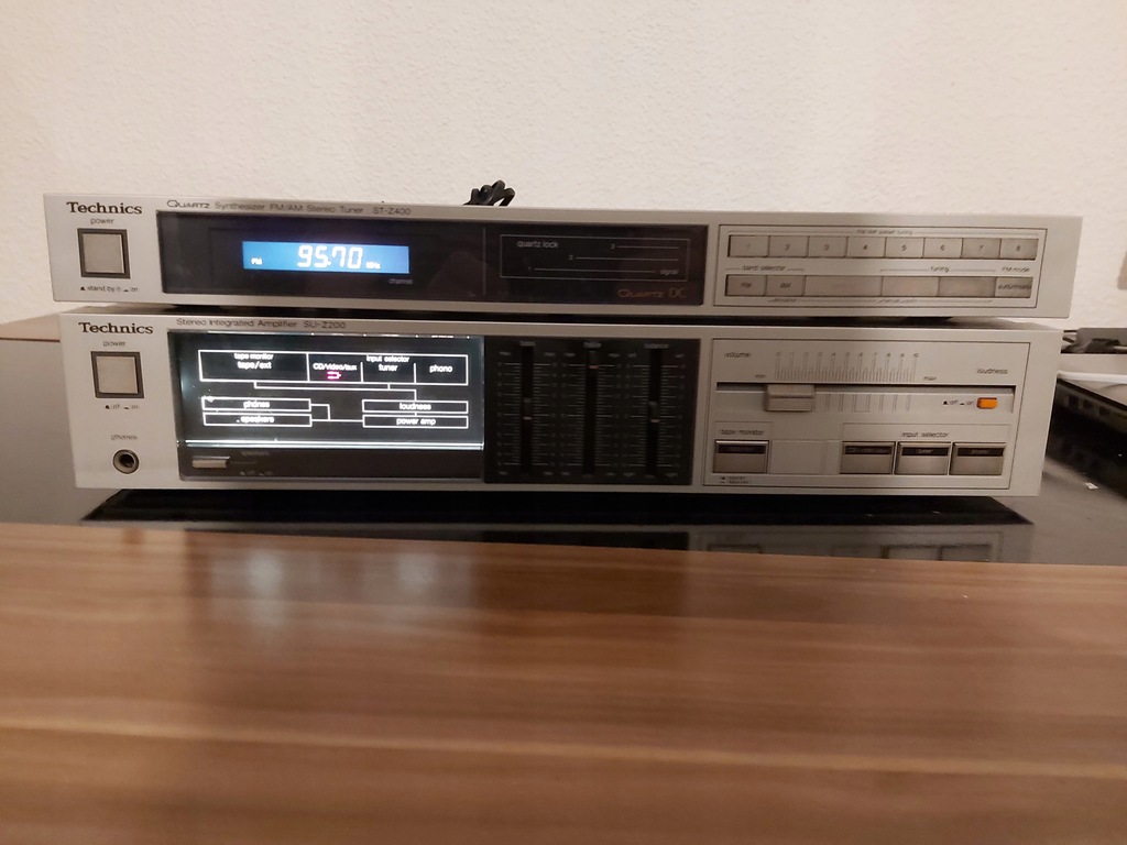 Wzmacniacz+tuner Technics SU-Z 200+ST-Z 400 rok 84