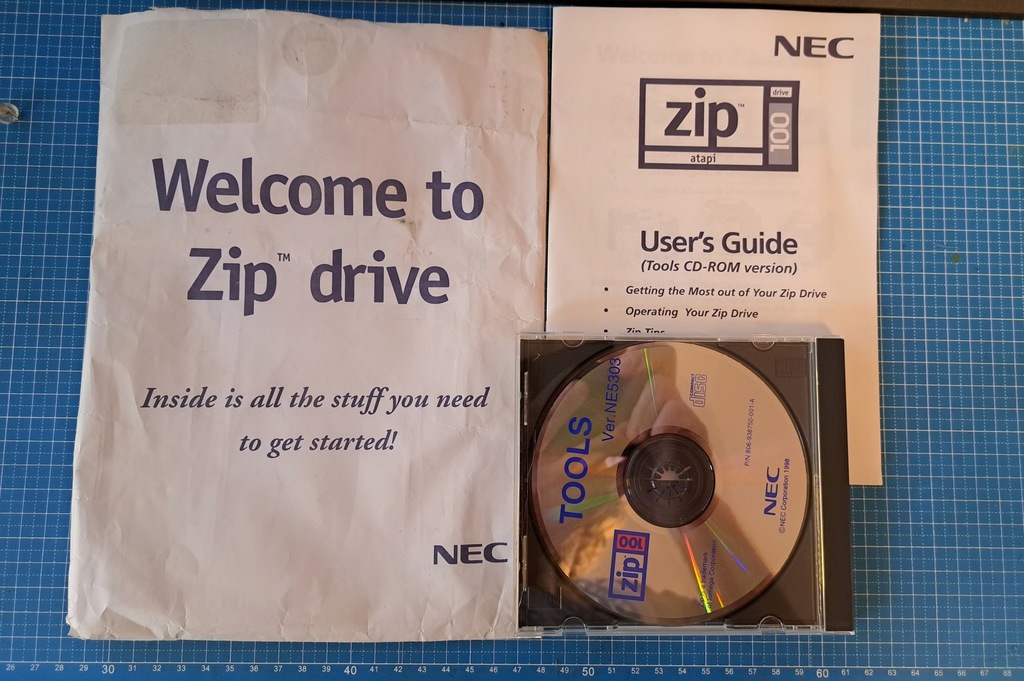Stare oprogramowanie - Welcome to Zip Drive - 1998